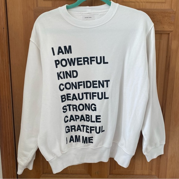 Anine Bing Sweaters - Anine Bing Empowerment Sweatshirt